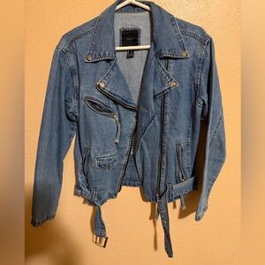 Forever 21 Light Blue Jean Jacket